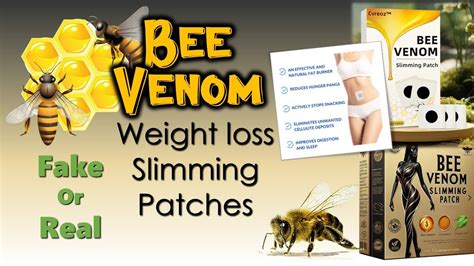 bee venom slimming patches scam.